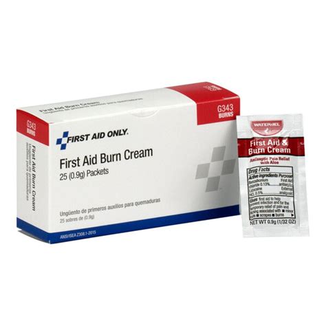aid     gram  aid burn cream packet case