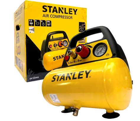 Kompresor Bezolejowy STANLEY 6l 8 Bar MAXCHEM Hurtownia Chemiczna