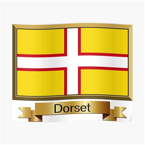 "Dorset Flag Stickers, Gifts and Products - Named" Poster for Sale by ...