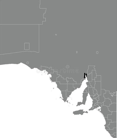 Locator Map of the CITY of PORT AUGUSTA, SOUTH AUSTRALIA Stock Vector - Illustration of ...