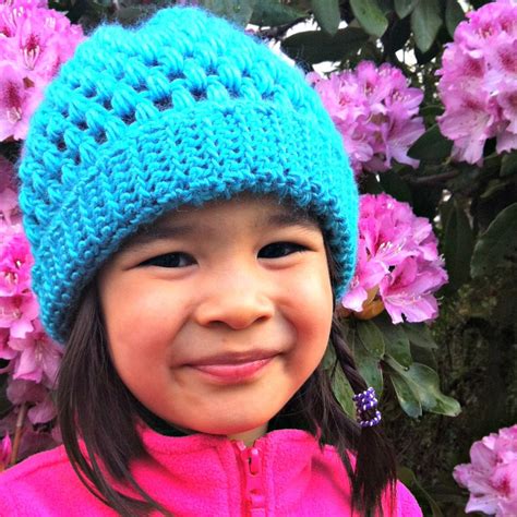 Sew Creative Crocheted Kids Slouch Hat Pattern Great For Beginners