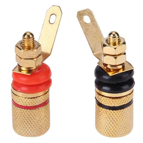 Aliexpress Buy Pcs Gold Plated Audio Speaker Binding Posts