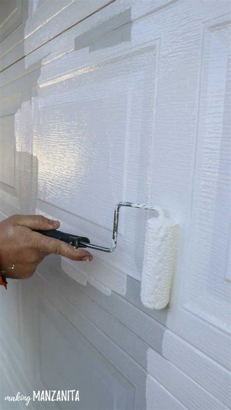 How to Paint a Garage Door & Improve Curb Appeal | Making Manzanita