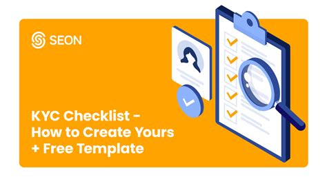 Kyc Checklist Template Guide For Your Business Seon