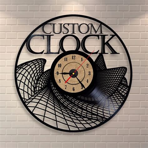 1piece Creative Customized Classic Cd Vinyl Record Wall Clock Vintage