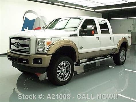 Sell Used 2011 Ford F 250 King Ranch Crew 4x4 Diesel Rear Cam 41k Texas Direct Auto In Stafford