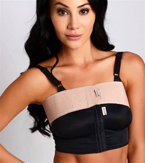 Faixa Pós Cirúrgica Compressão Próteses de Mama Cirurgia Plástica Lingerie Feminina Macom