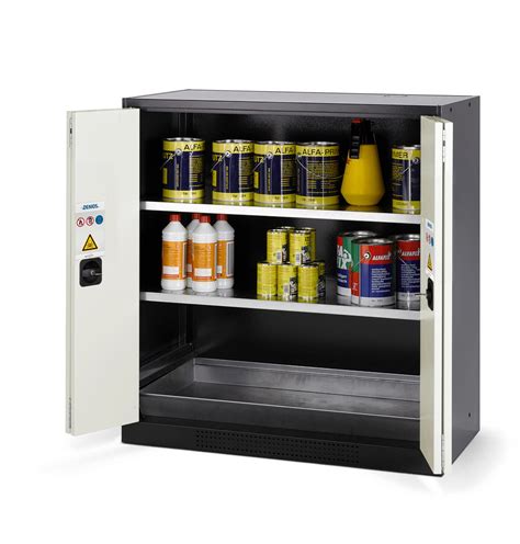 Armoire Pour Produits Chimiques Systema Cs F Anthracite Blanches