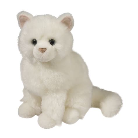 Douglas Toys Snowball White Cat 9