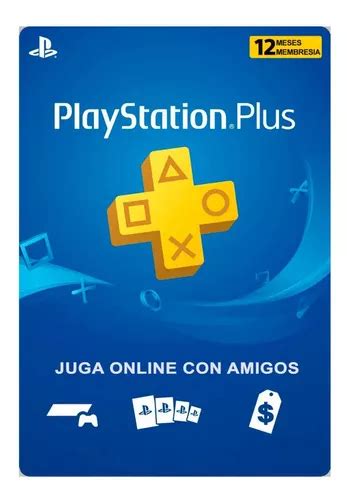 Tarjeta Digital Playstation Plus Essential 12 Meses Región Usa Cuotas