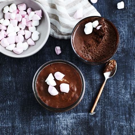 Silky Chocolate Mousse With Marshmallows Nadia Lim