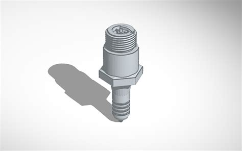 3d Design Spark Plug Tinkercad