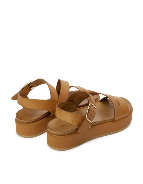 Venta Sandalias Plataforma Piel En Stock