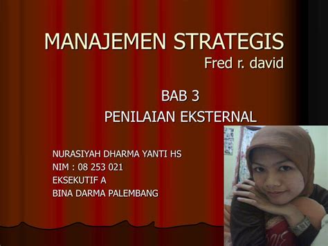 Ppt Manajemen Strategis Fred R David Powerpoint Presentation Free