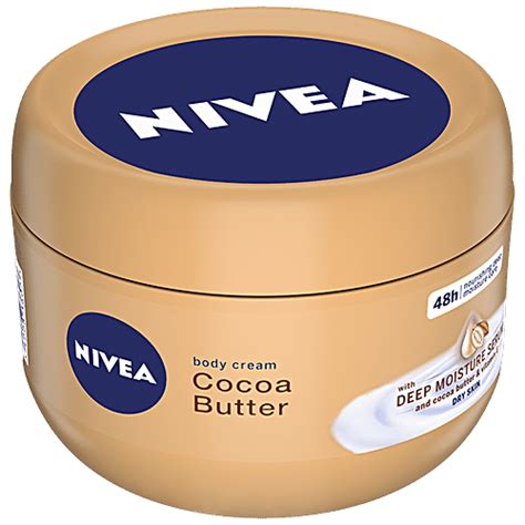 Buy Nivea Body Cream Dry Skin With Deep Moisture Serum Cocoa Butter And Vitamin E 48h