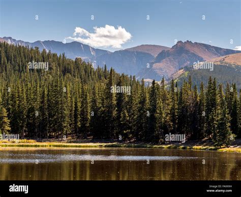 Mount Evans And Echo Lake Along The Mount Evans Scenic Byway Colorado