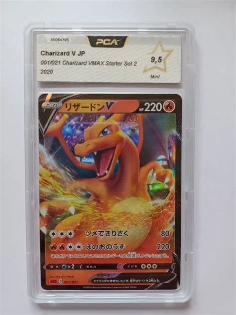 Dracaufeu Charizard V Carte Pokemon Japonaise Pca Eur