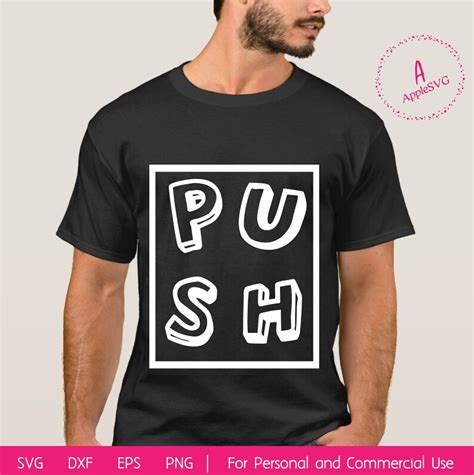 PUSH Pray Until Something Happens svg eps dxf png - Etsy México