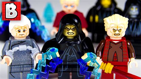 Every Lego Emperor Palpatine Minifigure Ever Collection Review Youtube