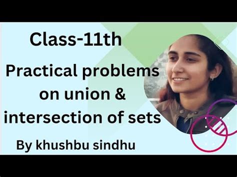 Practical Problems On Union And Intersection Of Sets Class Th