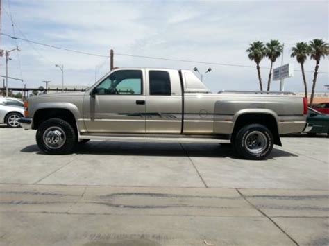 Find Used 1998 Chevrolet 3500 Silverado Ext Cab Dually 74l 454 1 Ton