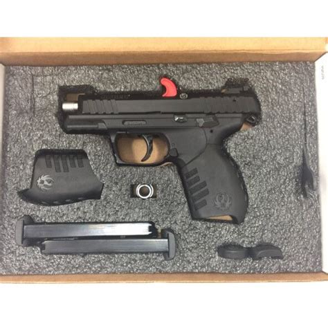 Ruger Sr22 Rimfire 22 Black Pistol With Threaded Barrel