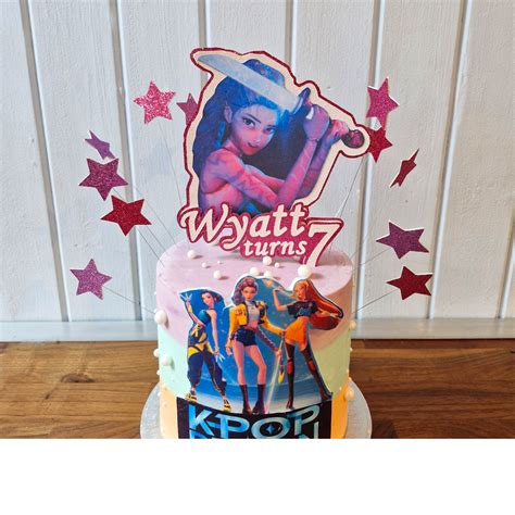 kpop demon hunters cake 10