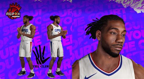 Nba 2k23 2k24 Kawhi Leonard Cyberface Updated Hair Style Free Agp2k