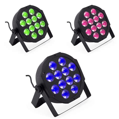 Canhão Refletor Led Par Rgbw 12 Leds 12w Dmx Festa Balada Show