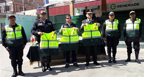 Región Entrega 80 Chalecos A La Policía Edicion Correo