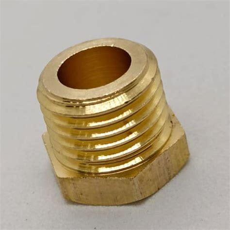 Mm Golden Brass Hex Bushing At Kg Brass Hex Bushing In