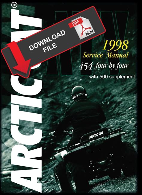 Arctic Cat 1998 454 4x4 Atv Service Manual