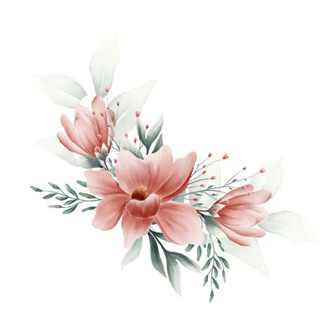 Flores Acuarela Png Vectores Psd E Clipart Para Descarga Gratuita