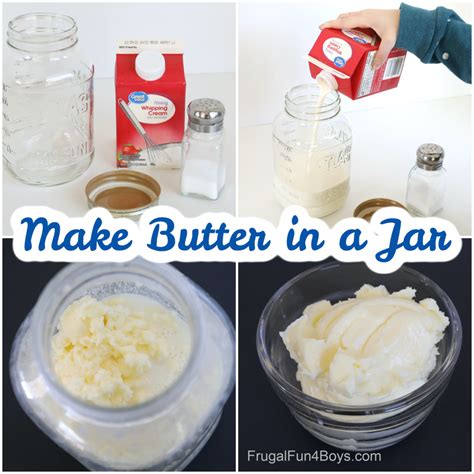 How To Make Butter In A Jar Frugal Fun For Boys And Girls