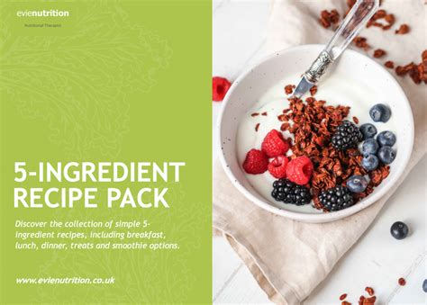 5 Ingredient Recipe Pack Evie Nutrition Download