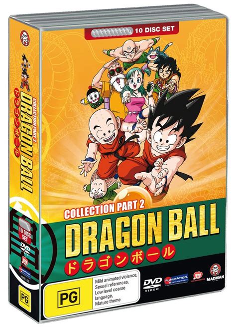 Dragon Ball Complete Collection Part 2 Sagas 7 11 Fatpack Dvd