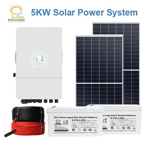 Br Solar 4kw Hybrid Power Solar System For Off Grid Homes 4kw Solar