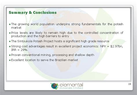 The Sintoukola Potash Project Technical Overview Of Potash