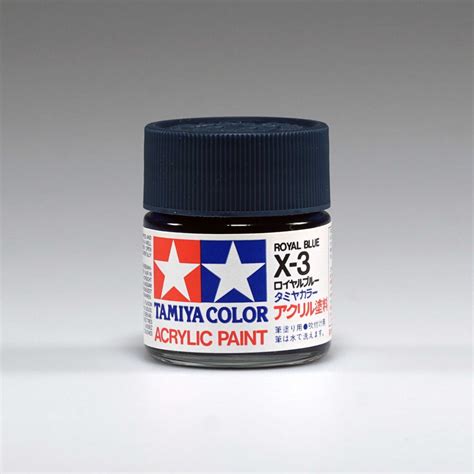 Tamiya Color Acrylic Paint 81003 X 3 Royal Blue Ral 5022