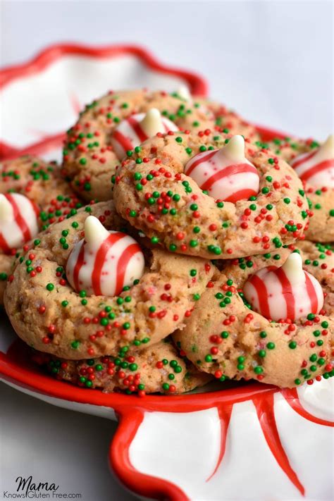 Gluten-Free Christmas Sugar Blossom Cookies {Dairy-Free Option} - Mama ...