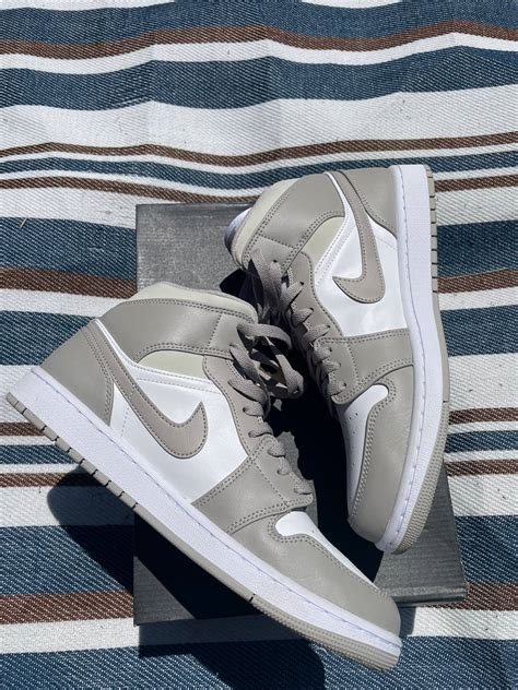 Nike Nike Air Jordan 1 Mid College Grey Grailed