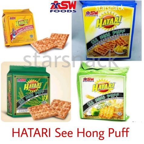 Jual Asw Hatari See Hong Puff Manis Kelapa Mentega Cream Gr Shopee