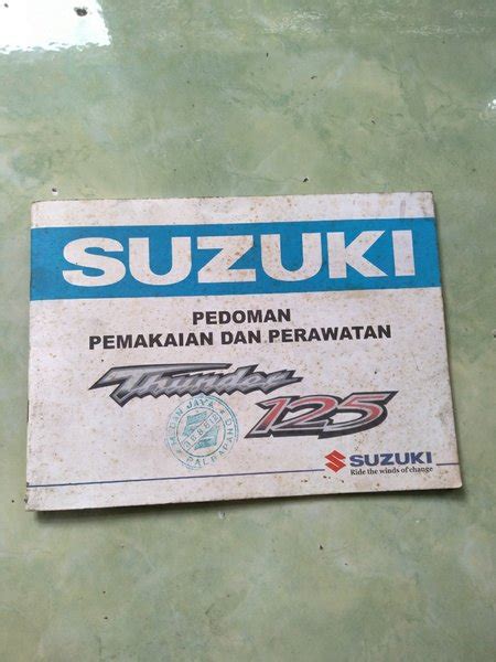 Jual Buku Pedoman Pemakaian Perawatan Suzuki Thunder Di Lapak Rosok