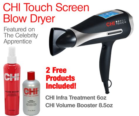 New Chi Touch Screen Dryer As Seen On The Apprentice Beautyofasite