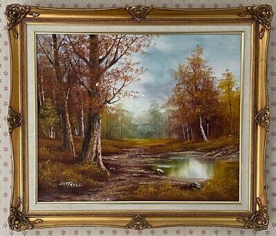 Phillip Cantrell Signed Original Landscape Painting Oil On Canvas Ebay