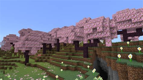 【マイクラ】桜バイオームはどこにある？探し方と入手できるものについて解説【マインクラフト統合版】