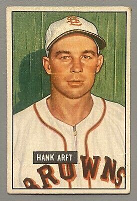 1951 Bowman Hank Arft 173 St Louis Browns EBay