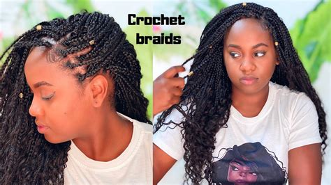 How To Do A Realistic Bohemian Crochet Box Braids Tutorial Omoni Got Curls Youtube