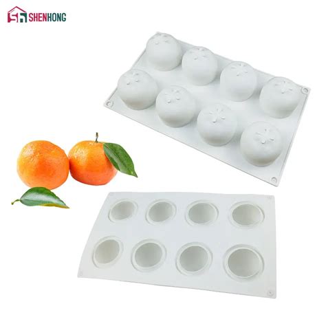 SHENHONG Molde De Silicona Para Tartas De Naranja Utensilio Para