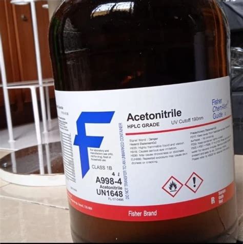 Acetonitrile Hplc Grade L Fisher Chemical